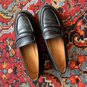 Madewell size 9 Bradley Lugsole Loafer in Leather